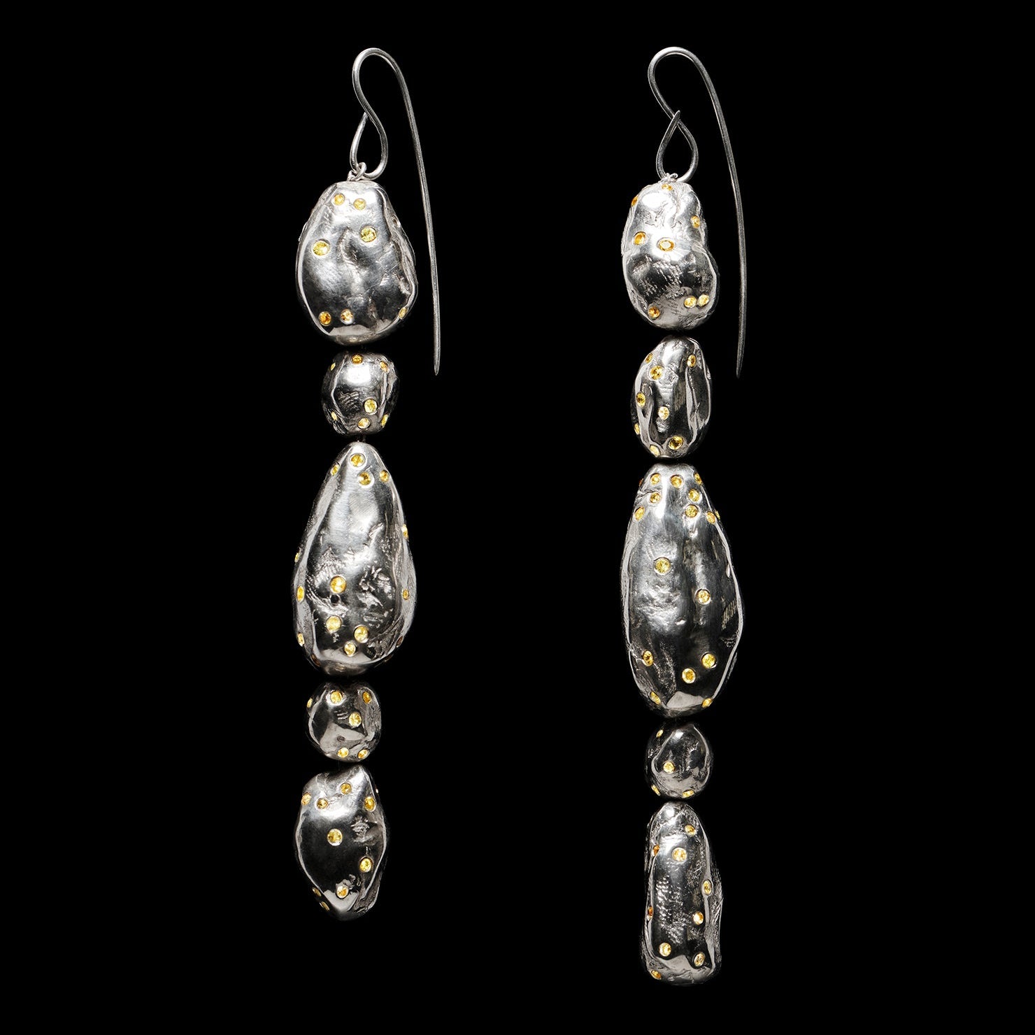 Bulb Earrings Silver