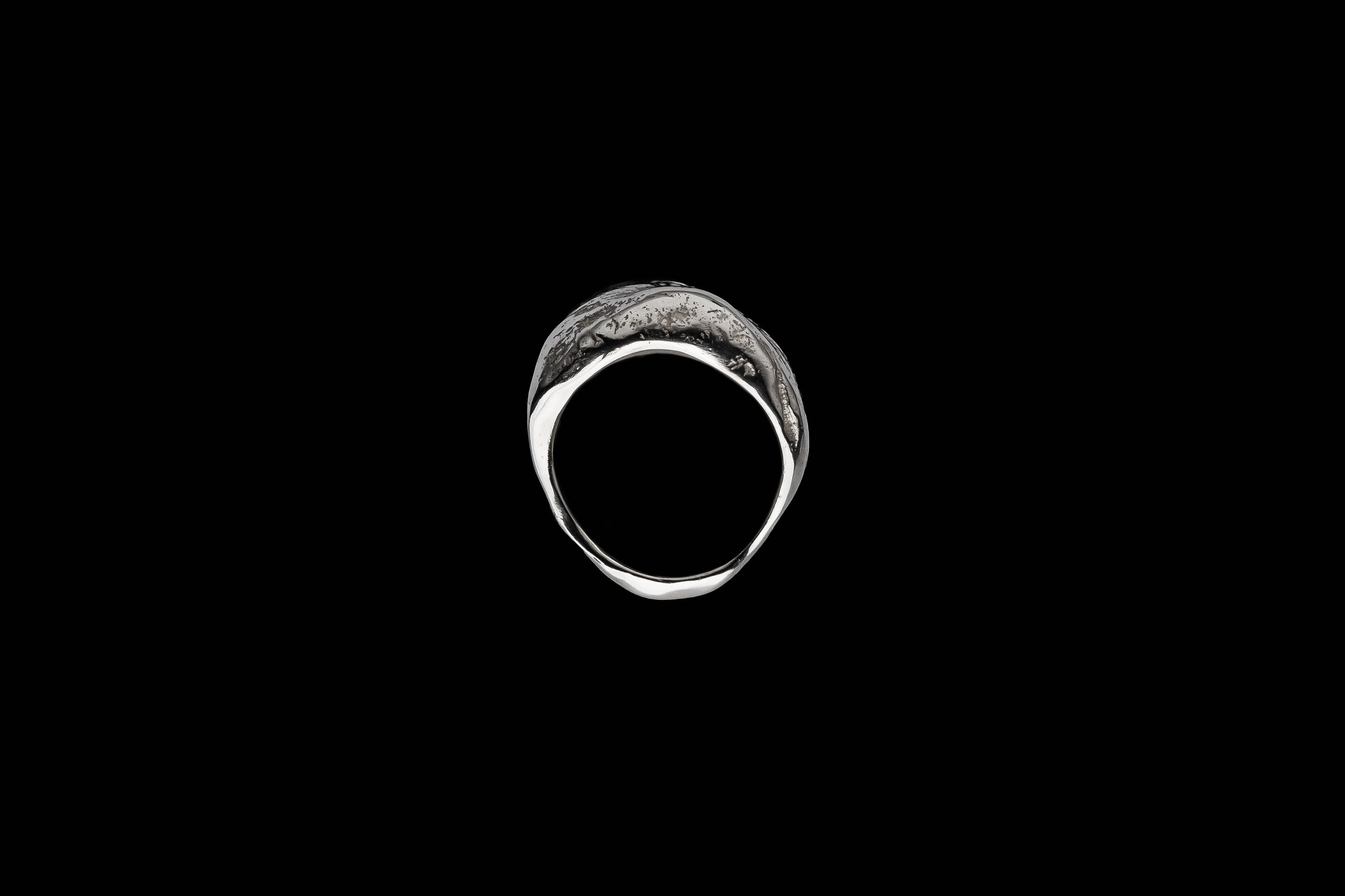 Compass Ring Silver