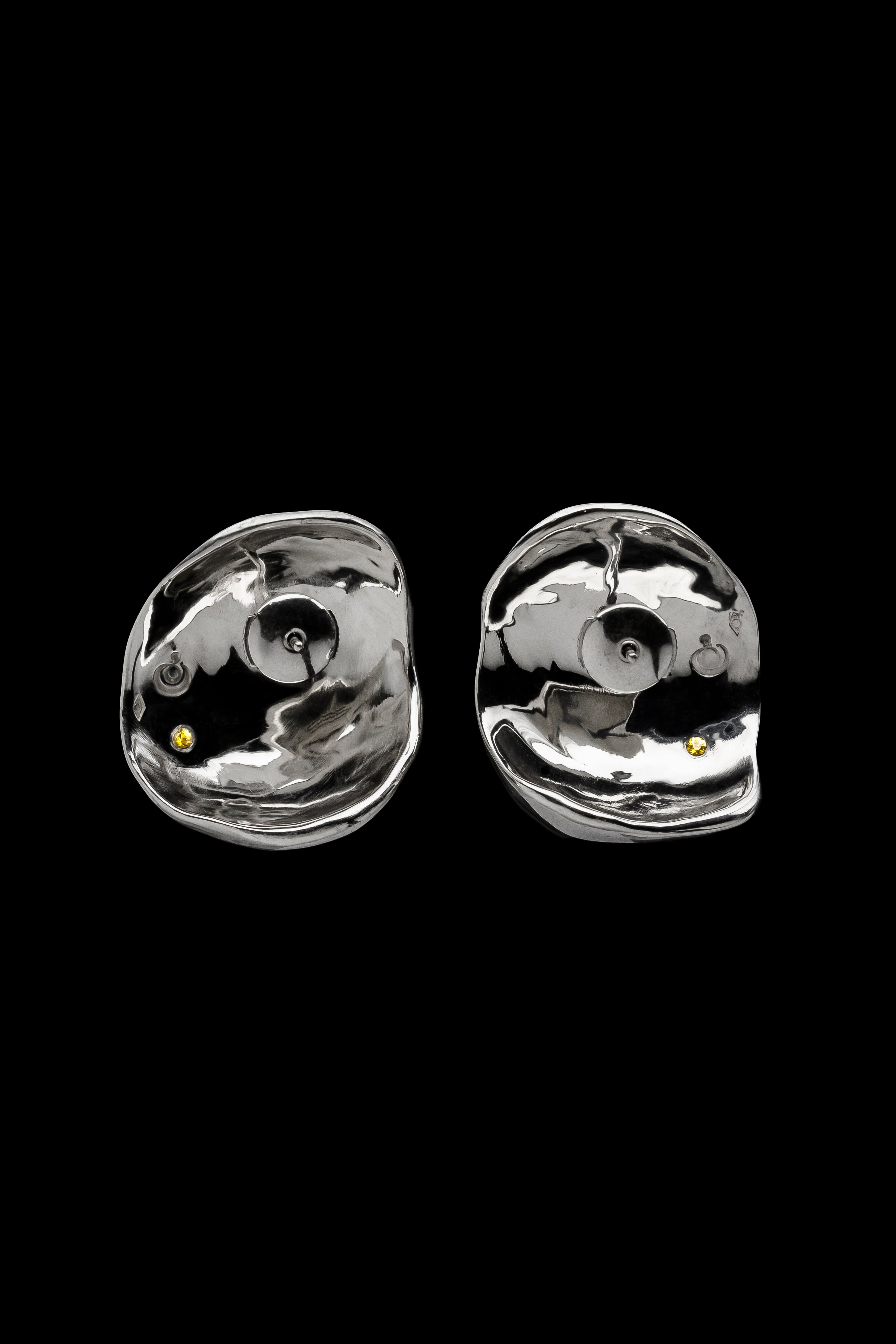 Delos Earrings Silver