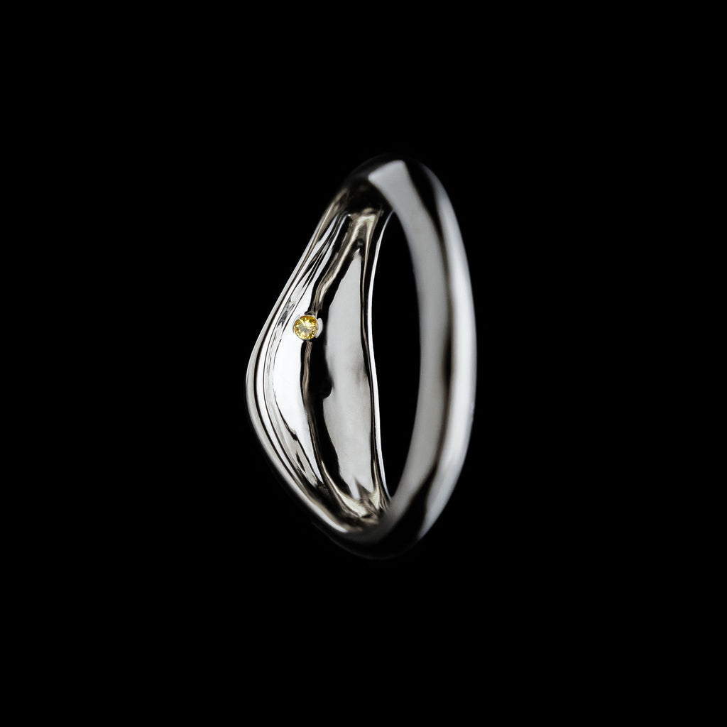 Delos Scarf Ring Silver (S)