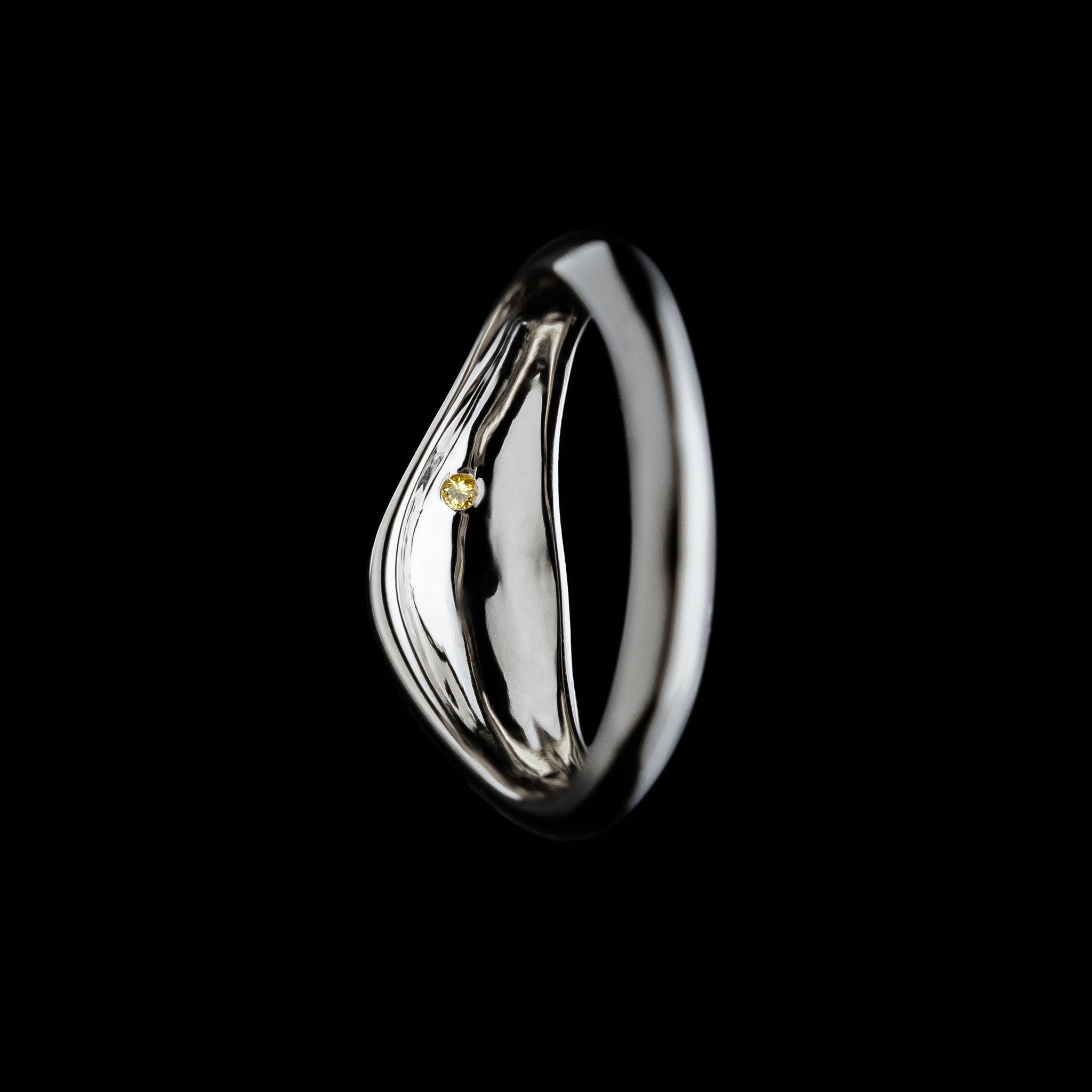 Delos Scarf Ring Silver (S)