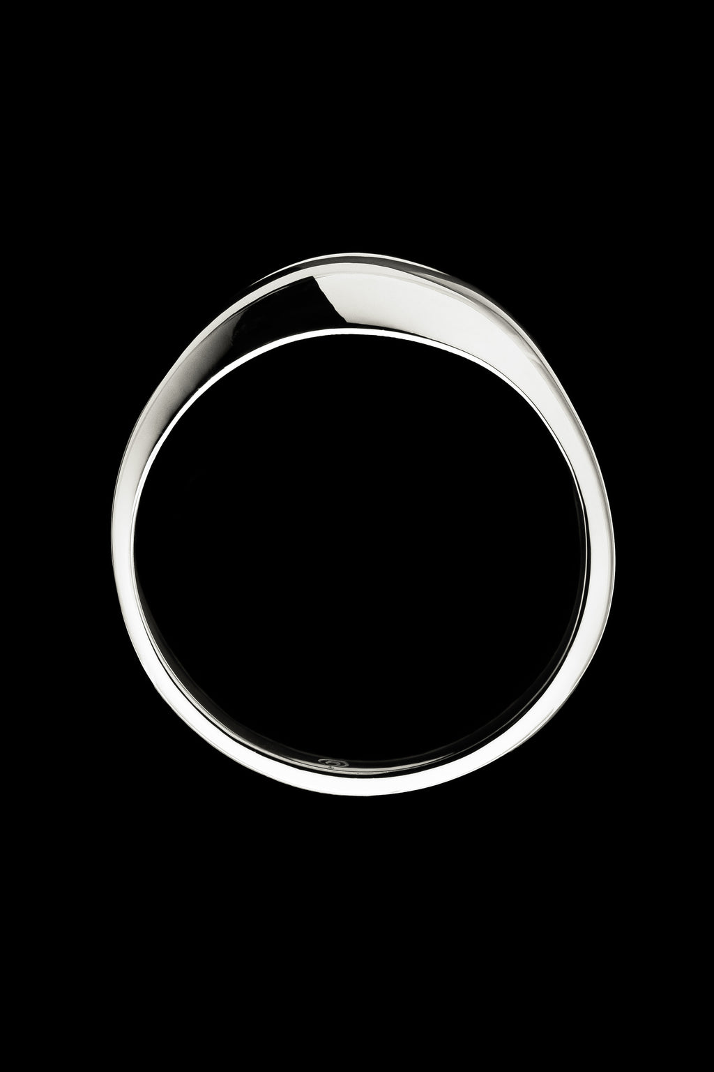 Delos Scarf Ring Silver (L)