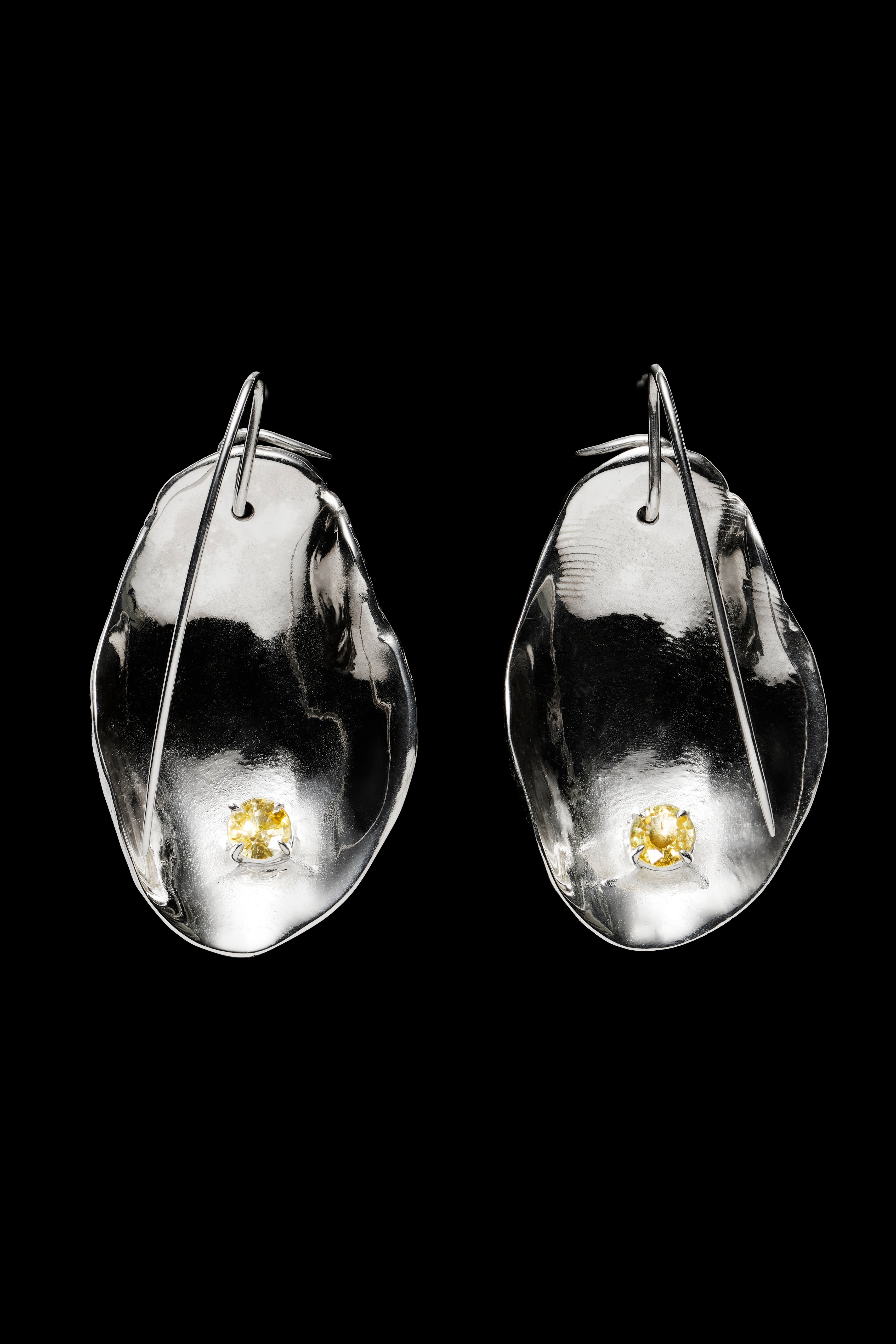 Intra Earrings Silver